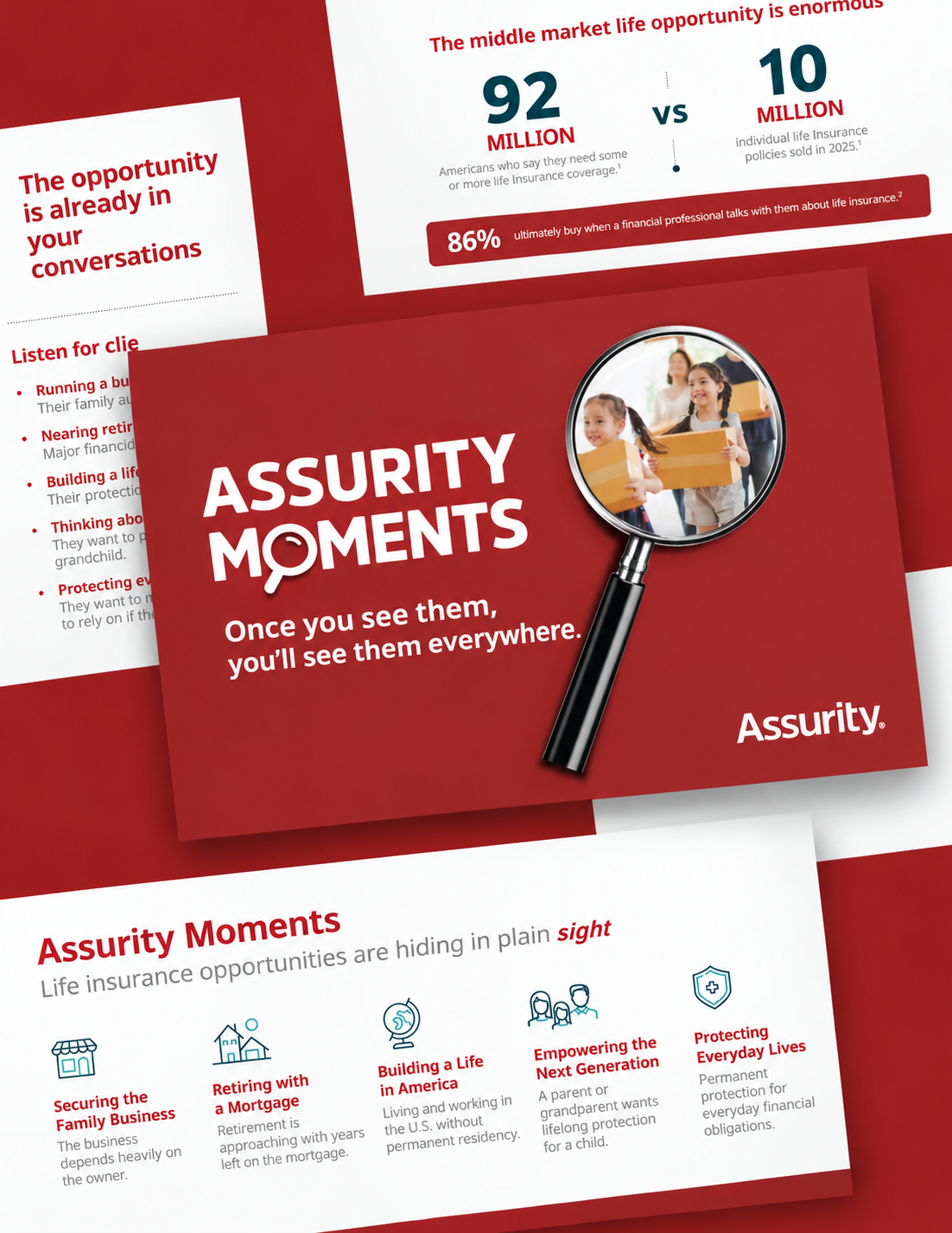 Assurity Moments presentation mockup